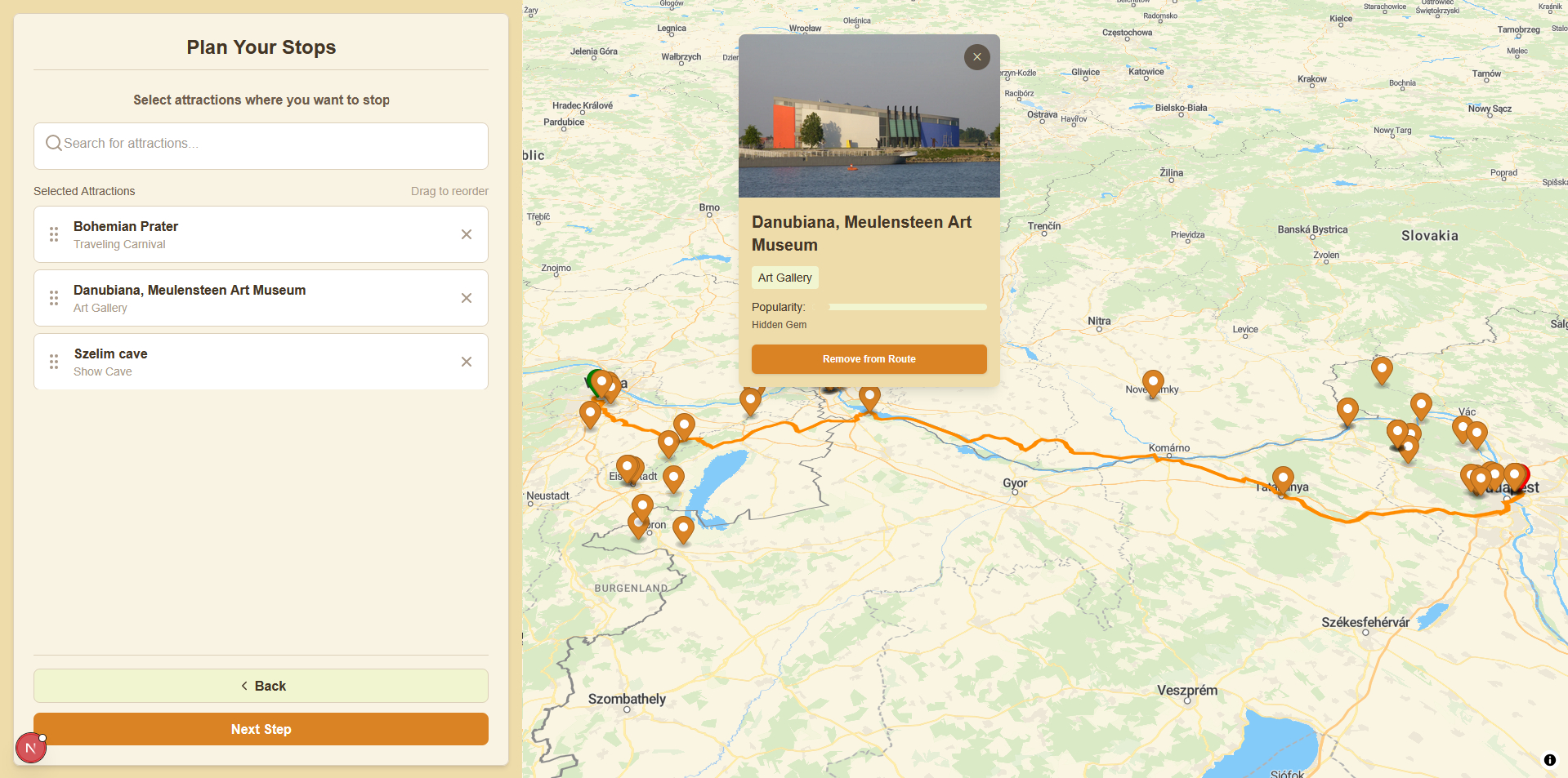 Roadbuddy App Interface